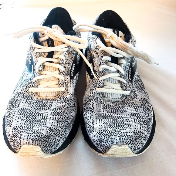 Brooks Women's Adrenaline Gts 21 White/Grey/Black Running Shoes Size 11 Medium - Picture 6 of 14